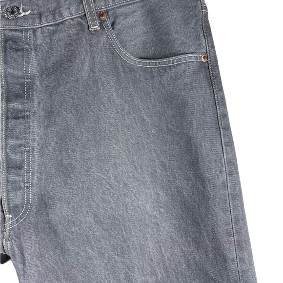 Levi's 501XX Gray Tailored Cutoffs in Size 44" Waist - Picture 7 of 15